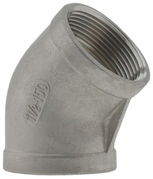 [7110580] SS316E4-15 - '1-1/2" 316SS 45' Elbow Iso4144'