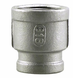 [7111035] SS316RC-0703 - '3/4" x 3/8" 316SS Rcplg Iso4144'