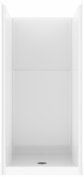 [6451912] Icon 36" x 36" Center Drain Alcove 1-Piece Shower