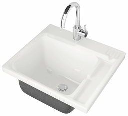 [6459040] Evia Acrylic Drop-In Laundry Sink