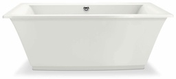 [6459606] Optik 6636 Center Drain Freestading Tub