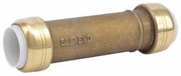 [1225100] 1/2" PVC x 1/2 PVC Schedule 40 Slip Repair Coupling