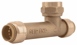 [1227120] 1/2" x 1/2" x 1/2" FPT Centre Slip Tee Lead Free