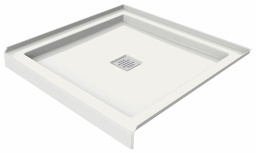 [6451712] B3Square 3636 Center Drain Alcove Shower Base