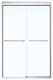 [6452296] Kameleon 43-47" x 71" Alcove Sliding Shower Door with SoftClose & Towel Bar