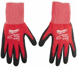 [4516215] (6) CUT 1 NITRILE GLOVES - XL