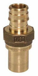 [1818060] ProPEX LF Brass Copper Press Fitting Adapter, 1/2" PEX x 1/2" Copper