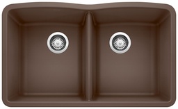 [1217900] Diamond U 2 Bowl Undermount Silgranit Sink