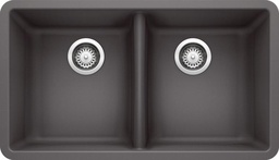 [1215340] Horizon U 2 Bowl Undermount Silgranit Sink