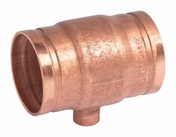 [6660717] 2-1/2" x 1-1/2" Grooved Wrot Copper Reducing Tee No. 626