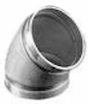 [6661231] 8" Grooved 304SS Stainless Steel 45 Elbow Long Radius No. 411