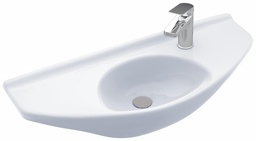 [1061555] Oval Wall-Mount Bathroom Sink with CEFIONTECT