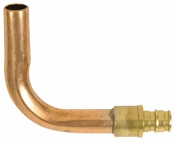 [1819870] ProPEX LF Copper Tub Ell, 1/2" PEX LF Brass x 1/2" Copper (3" x 4")