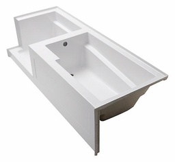 [3990626] Rockford 96" x 37" LH Shower & Tub Combination