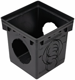 [1262300] 12" x 12" Catch Basin with Two Openings
