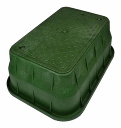 [7647988] 13 x 24 x 15 Green Valve Box with Green ICV Lid and Bolt
