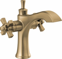 [3061330] Dorval Single Hole Monoblock 2-Handle (Cross) Bathroom Faucet