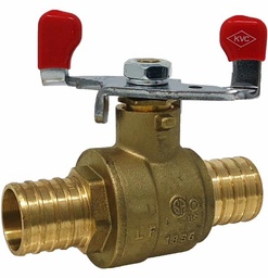 [3501109] 1 PEX LF BRASS WING BALL VALVE
