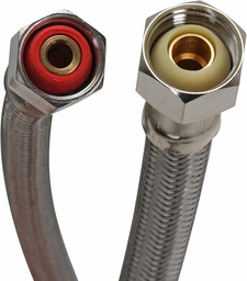 [3508090] 20" Flexible Faucet Connector 1/2" Comp x 1/2" FIP