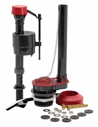 [2661025] Complete Kit - Fill Valve, 2 Flush Valve, Gasket, Hardware, Tank Lever Brass Shank