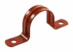 [3779921] #45C 2-HOLE PIPE STRAP COPPER-GARD EPOXY   - 1-1/4