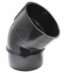 [7620055] 102406 ABS DWV 6" 45D STR ELL LONG TURN SPGXH BLK