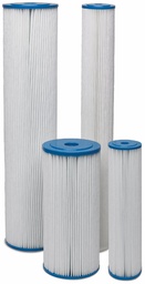 [6685192] PPC-30-20BV 4.5" x 20" 30 Micron Pleated Polyester (PPC) Reusable Filter Cartridge