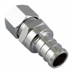 [7895140] 1/2"PEX X 3/8" COMP. " ADPT.STRA  CP BK