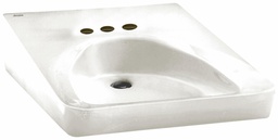 [1353390] Wheelchair User Centerset Wall-Hung Bathroom Sink