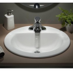 [1300575] Colony 1-Hole Drop-In Bathroom Sink