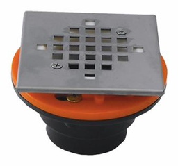 [7599905] ABS Square Shower Drain Clamping Style