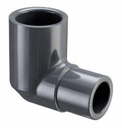 [7652120] 1/2 PVC 90 ST ELL SPIGOTXSOC SCH80