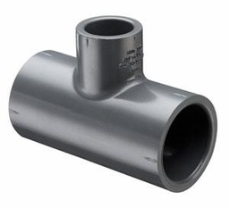 [7652632] 1-1/2X1 PVC RED TEE SOC SCH80