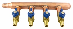 [7899946] 9 BR PEX MANIFOLD 3/4"X 1/2" CLOSED "