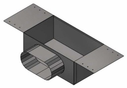 [5638384] 3" x 6" to 6" x 10" Oval Stack Head 30ga