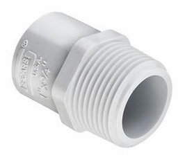 [7641650] 1X1-1/2 PVC RED MALE ADAPT MPTXSOC SCH40