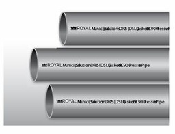 [7670703] 10"x20' PVC DR25 CIOD PIPE GSKT BLUE BRUTE