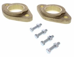 [1495590] 1-1/2" NPT Bronze Flange Set HV