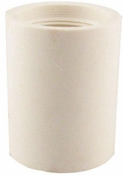 [1534100] 28-PDPC-10 - '1" H.D. PVC Drop Pipe Coupling'