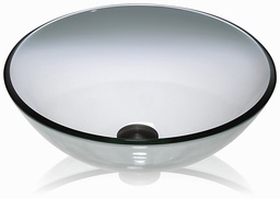 [2750245] Glass Round Bathroom Vessel Sink