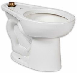 [1351165] Madera 1.0 GPF Floor Mounted Elongated Flushometer Bowl with Top Spud (Less Seat)