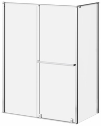 [3748116] Balancia 36''x79'' Duraclean Glass Return Panel for Corner Installation (Reversible)