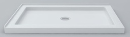 [1165055] 60 x 36 Low Profile Double Threshold LH Shower Base