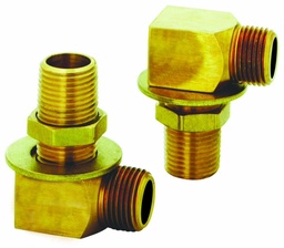 [3200048] Installation Kit, 1/2" NPT Nipple, Lock Nut & Washer, Short Elbow (1/2" NPT Female x Male) (Two Sets Included per Kit)