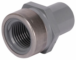 [3265736] 1 1/4" CPVC SCH80 FEMALE ADPT SPxFPT SS REINFORCED