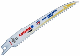 [4491126] 6"x3/4" 6TPI Gold Power Arc Nail Embedded Wood Recip (Each)