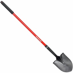 [5430980] 16ga Round Point Shovel with Fiberglass Handle