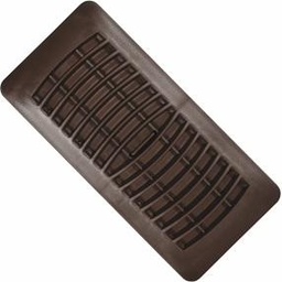 [5590140] 4"X10" PLASTIC FLOOR REGISTER -BROWN-BULK