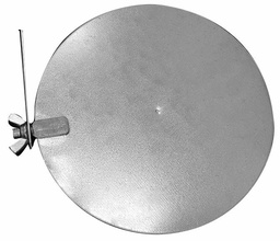 [5625995] 4" Pipe Damper Single Stem 26ga