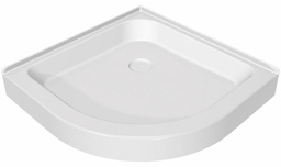 [6451405] 36" Neo-Round Center Drain Corner Shower Base